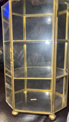Mini vitrine glas spiegel - mini-vitrine,