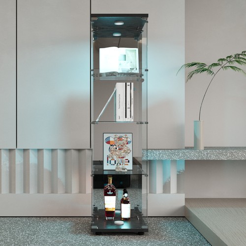 Vitrine aus glas spiegel 5 - glas, 36,5