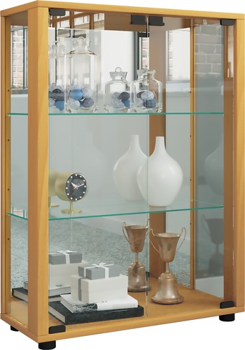 Glas stand vitrine - glas,