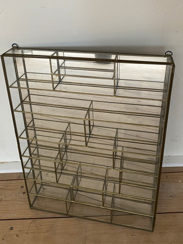Vitrine vintage mit spiegel - mit,