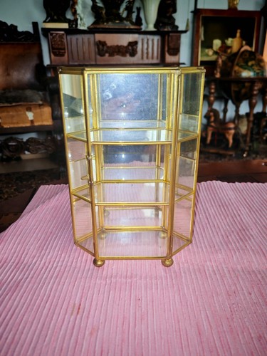 Mini vitrine glas spiegel - mini-vitrine,