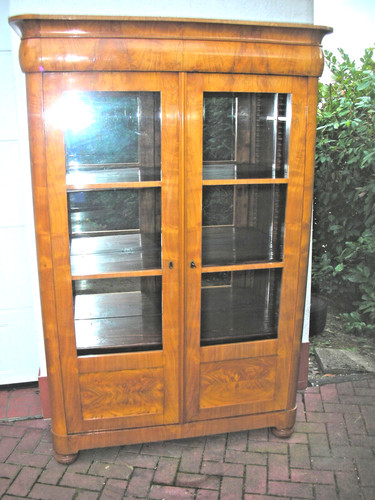 Original biedermeier vitrine - original,