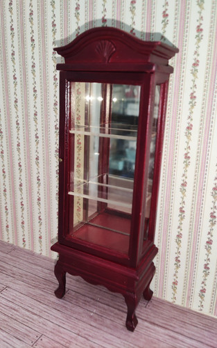 Vitrine mit spiegel und - mit,