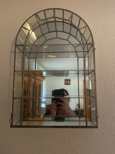 Vintage spiegelvitrine mit - spiegelvitrine,